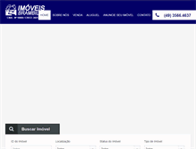 Tablet Screenshot of imoveisbrambilla.com.br